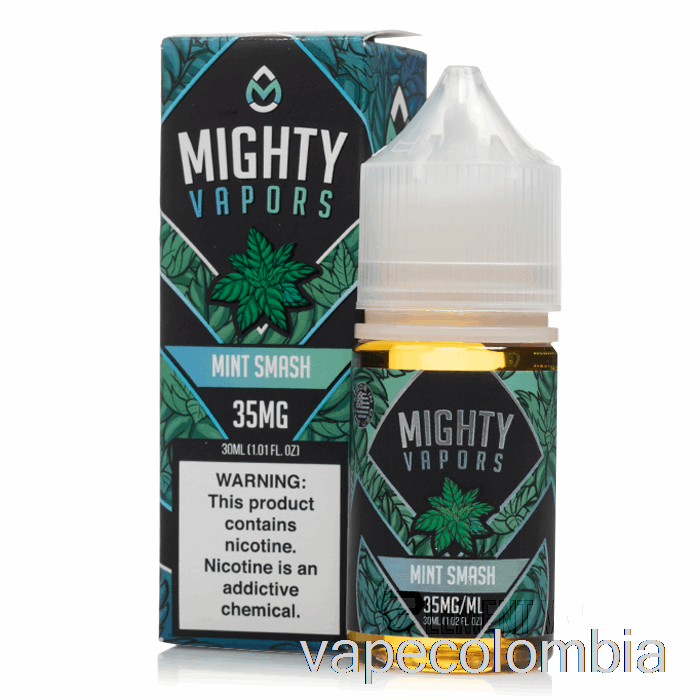 Vape Desechable Mint Smash - Poderosas Sales - 30ml 35mg